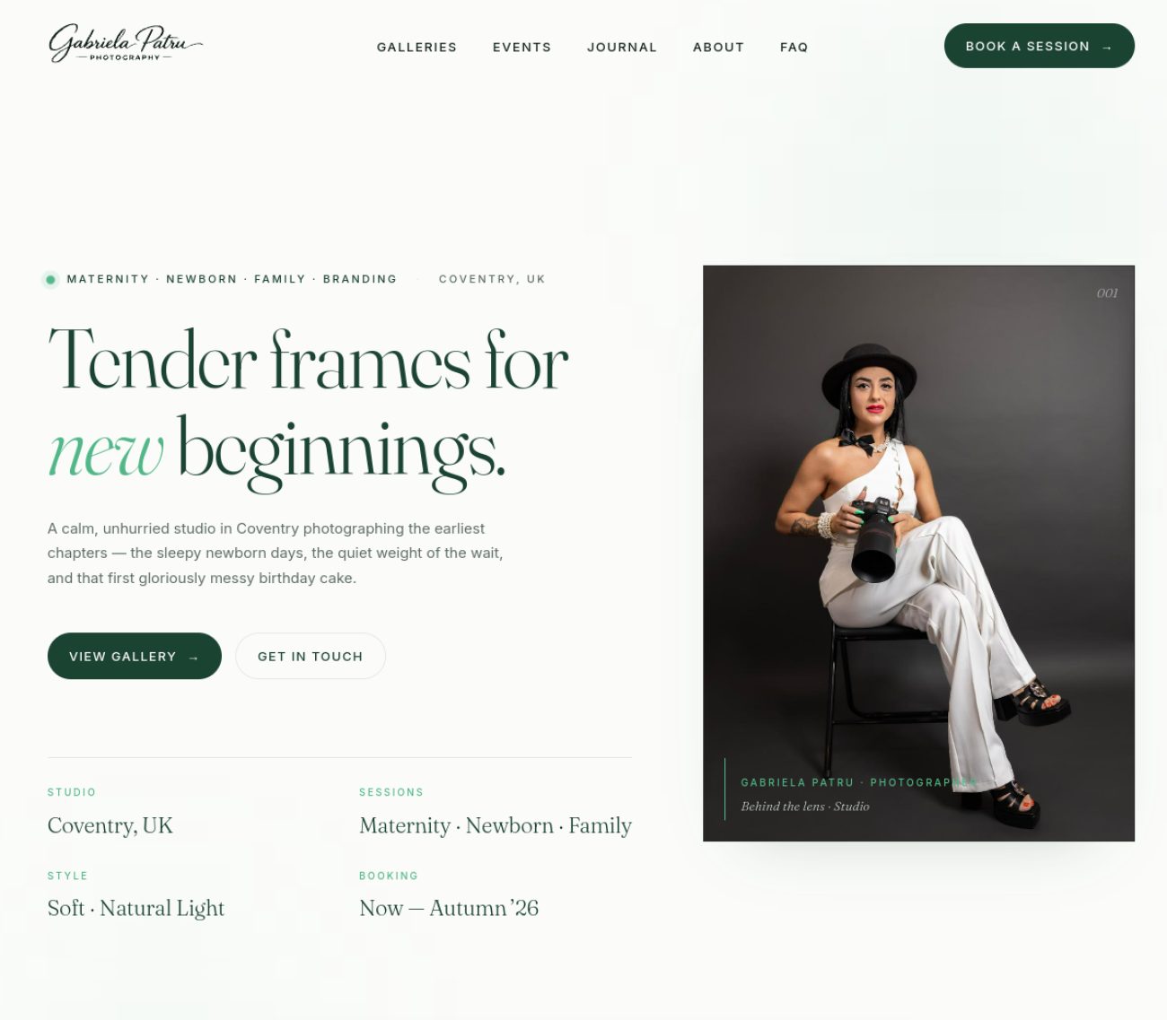 Website Gabriela Patru Photography